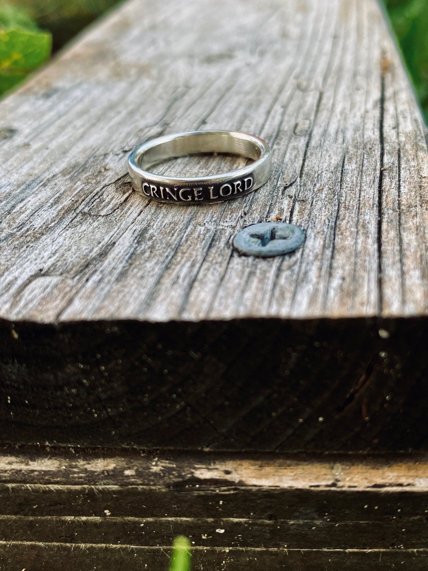 CRINGE LORD Sterling Silver Ring