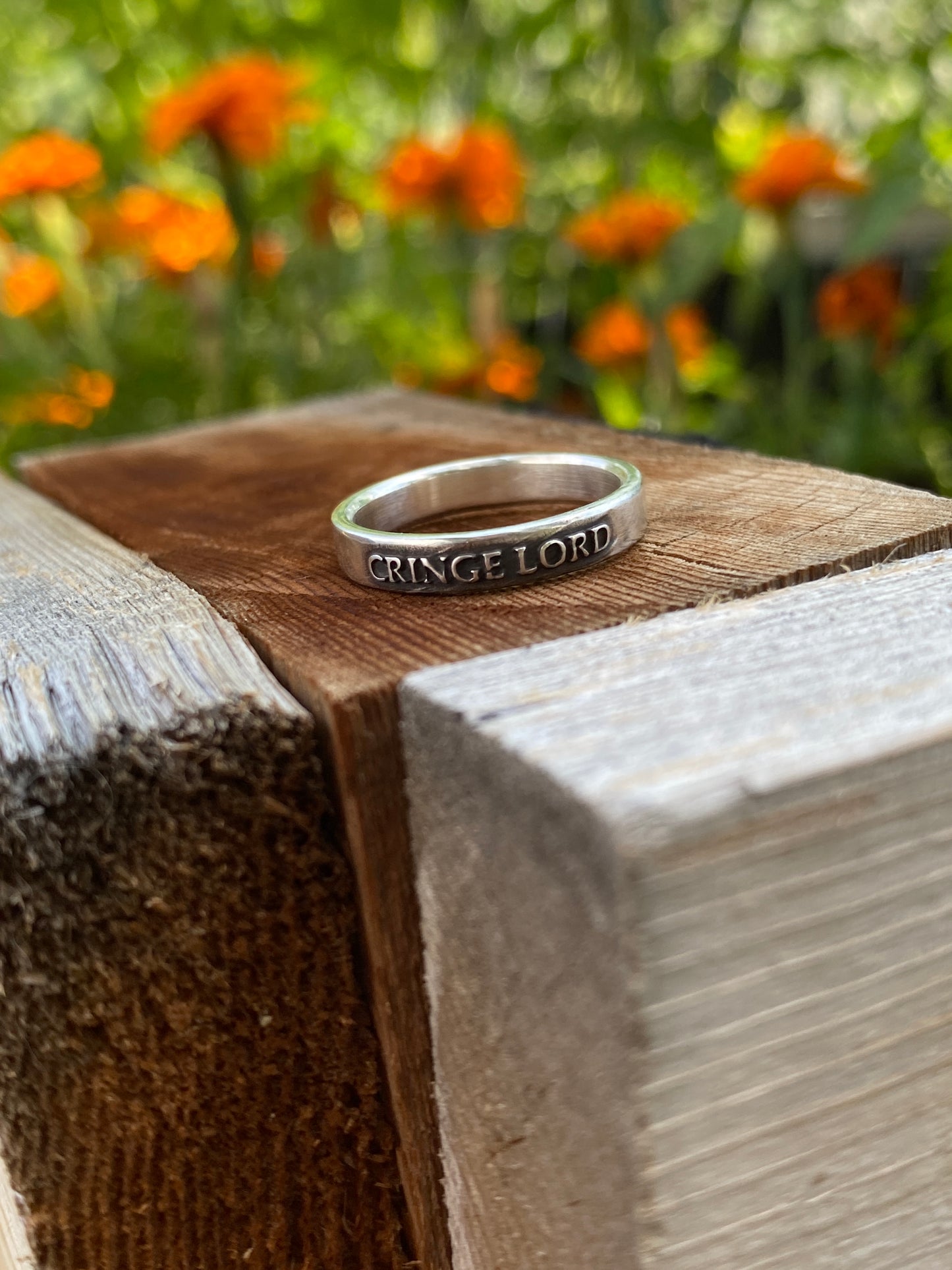 CRINGE LORD Sterling Silver Ring