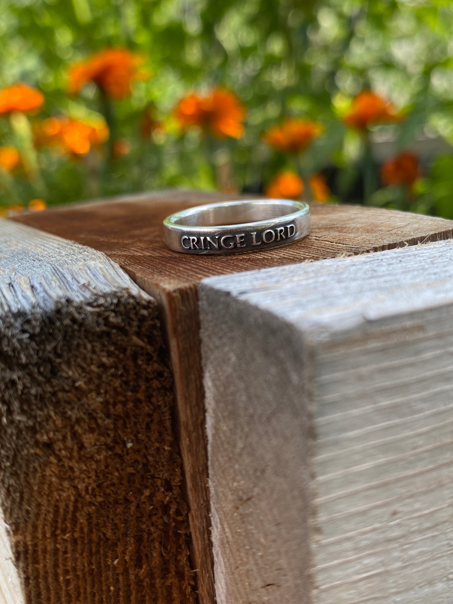 CRINGE LORD Sterling Silver Ring