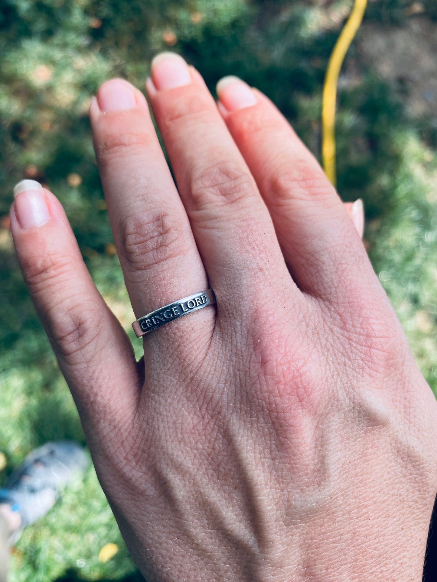 CRINGE LORD Sterling Silver Ring