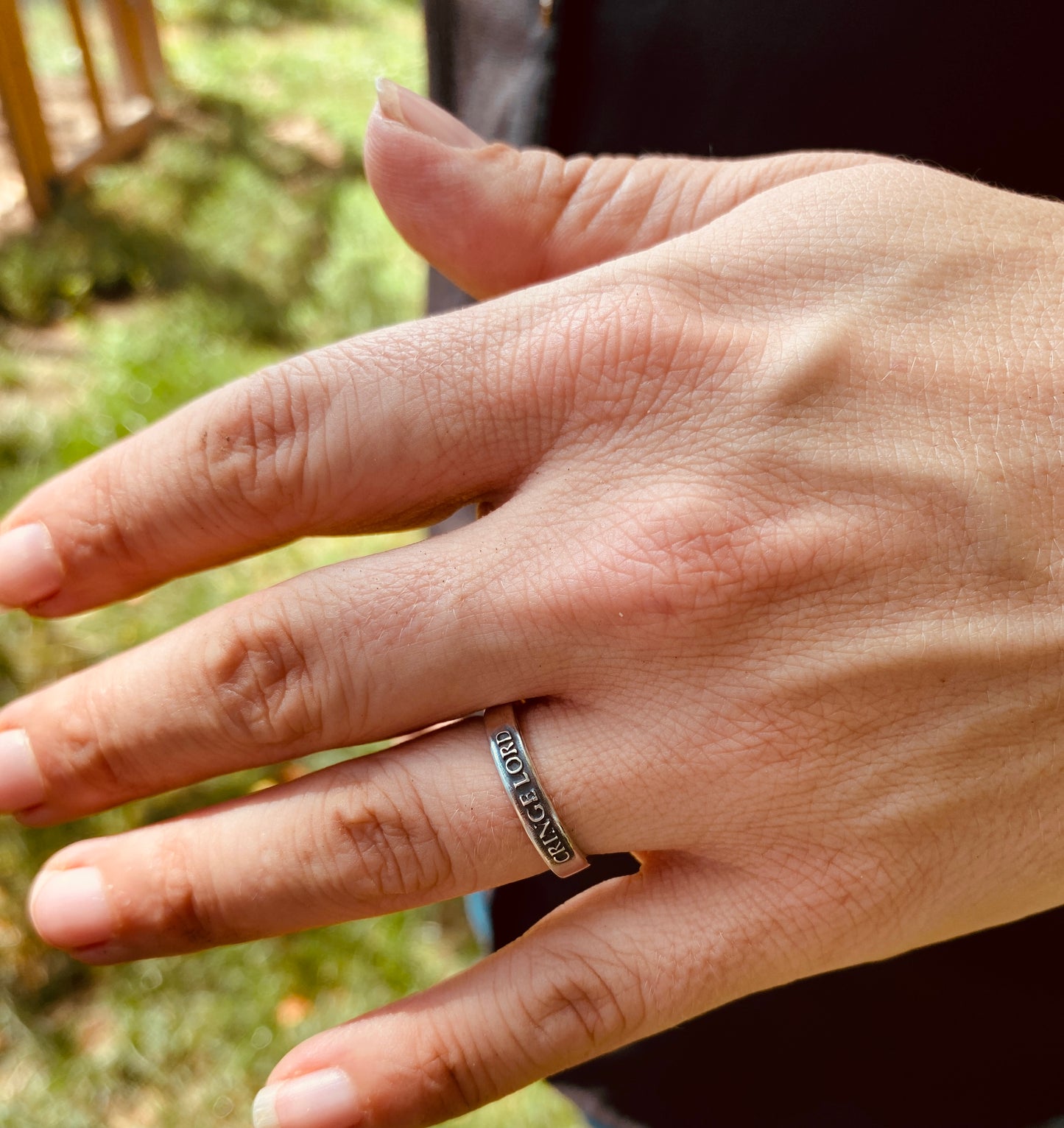 CRINGE LORD Sterling Silver Ring