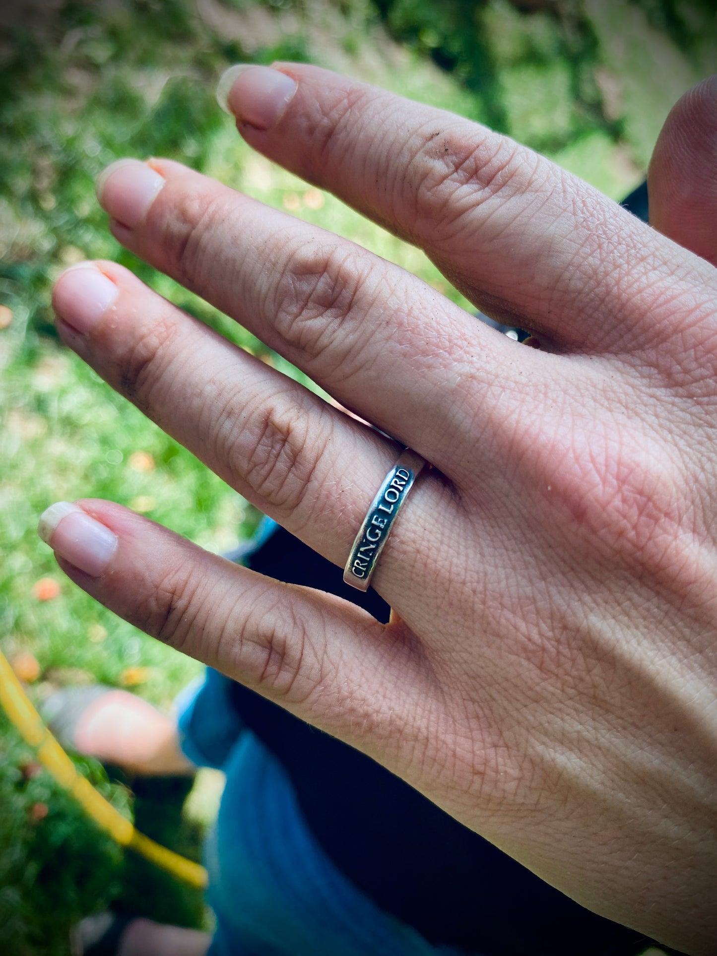 CRINGE LORD Sterling Silver Ring