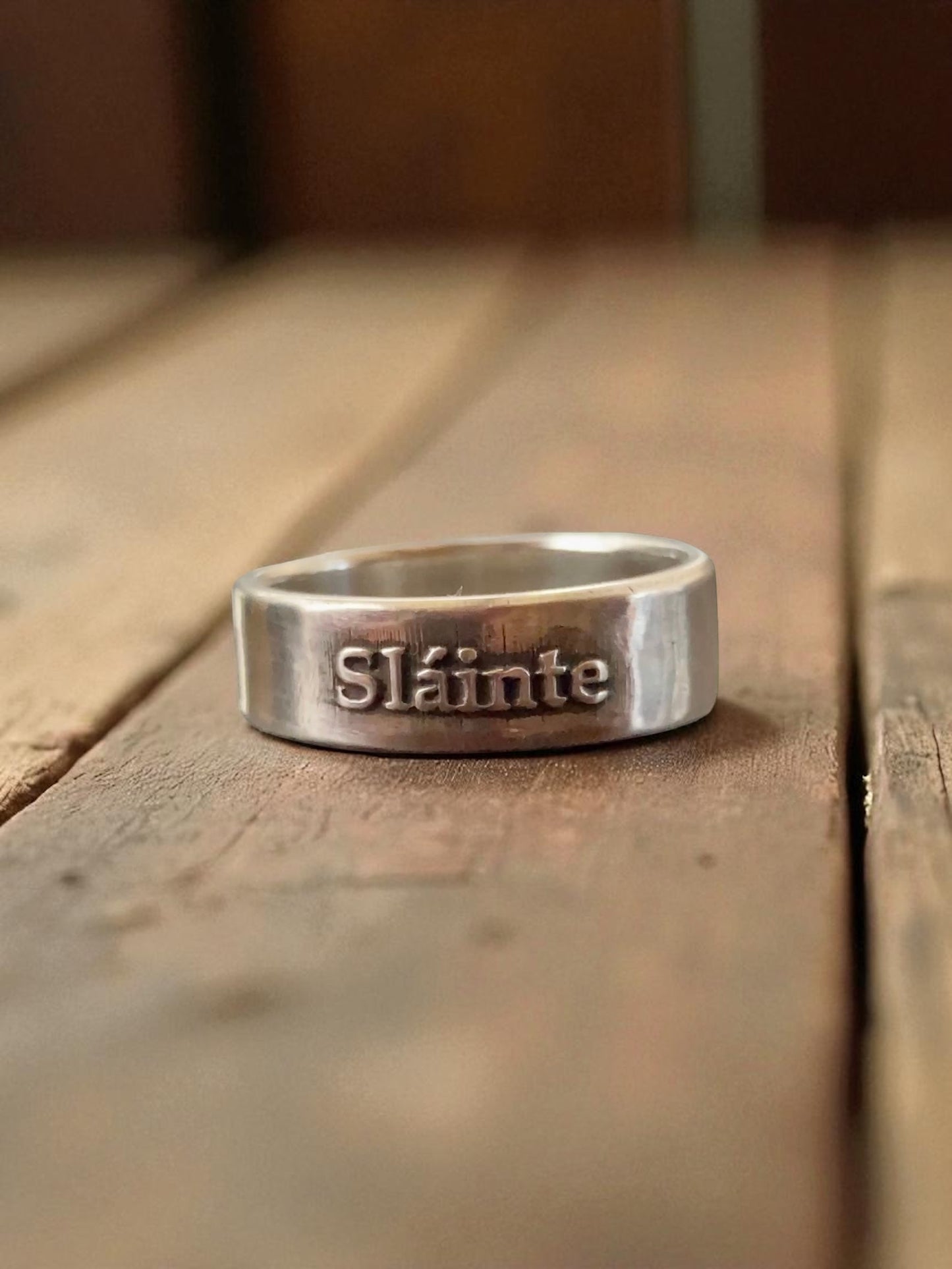 Slainte "Cheers" Irish Sterling Silver Ring