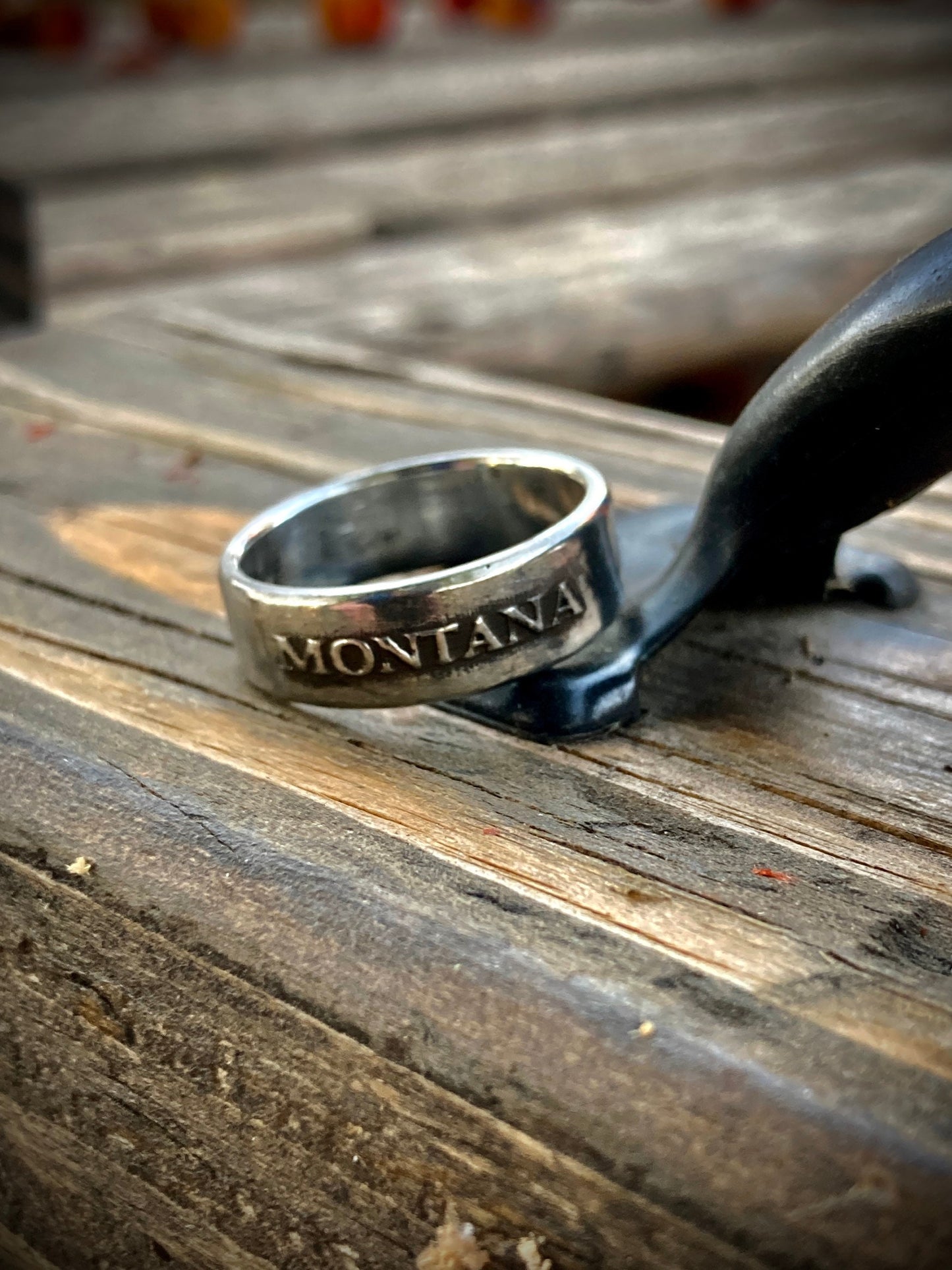 Sterling Silver Montana Ring – Handmade State Pride Jewelry for Men & Women | Backwoods Casting