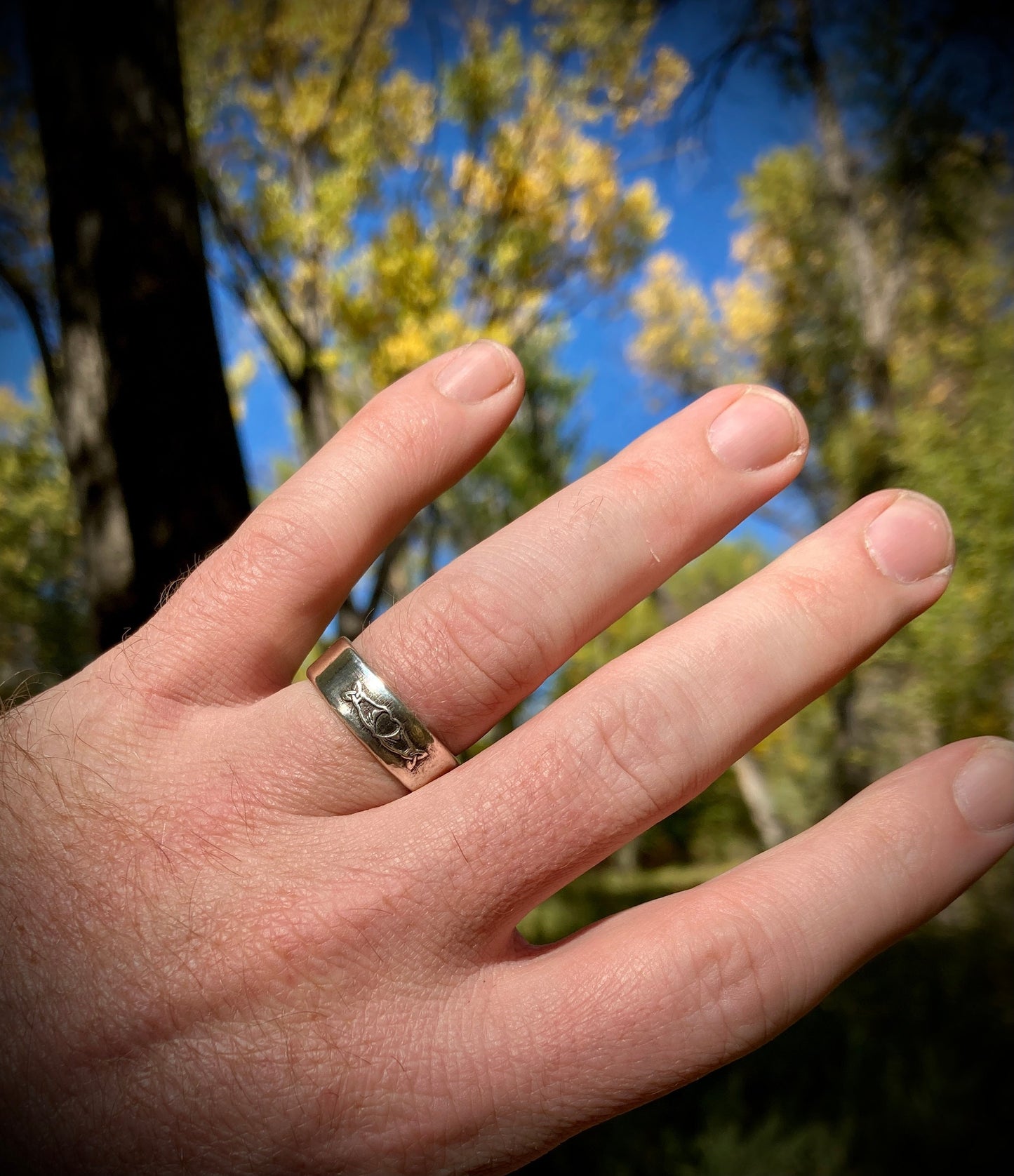 Sterling Silver Fenian Claddagh Ring – Handmade Irish Love, Loyalty & Freedom Band | Backwoods Casting