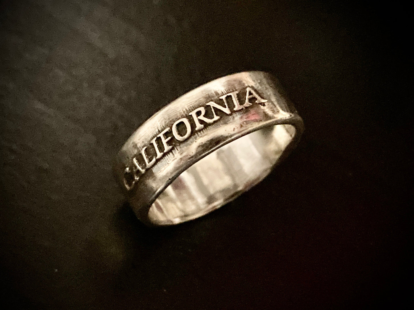 Sterling Silver California Ring – Handmade State Jewelry for Women & Men | Backwoods Casting