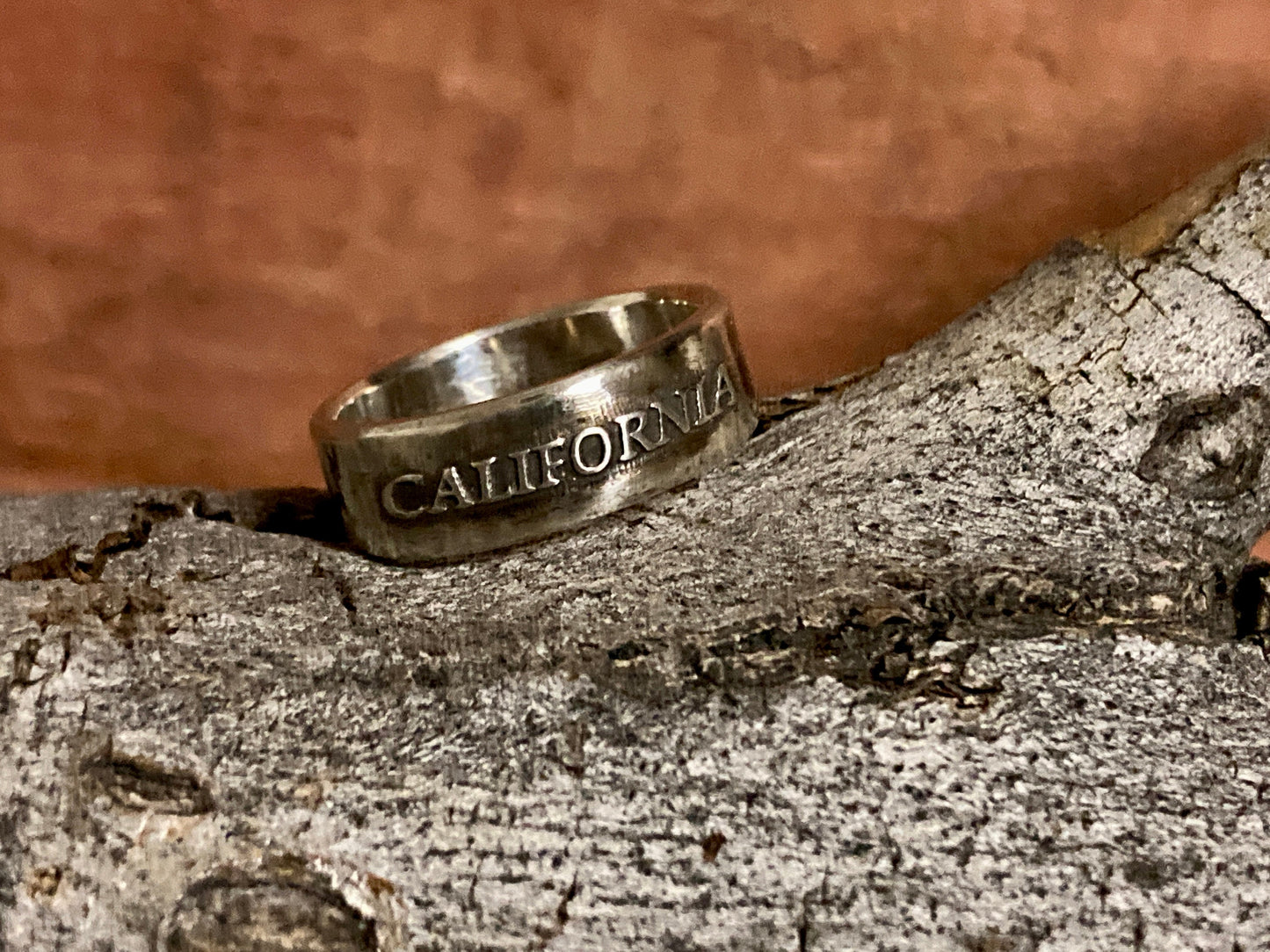 Sterling Silver California Ring – Handmade State Jewelry for Women & Men | Backwoods Casting