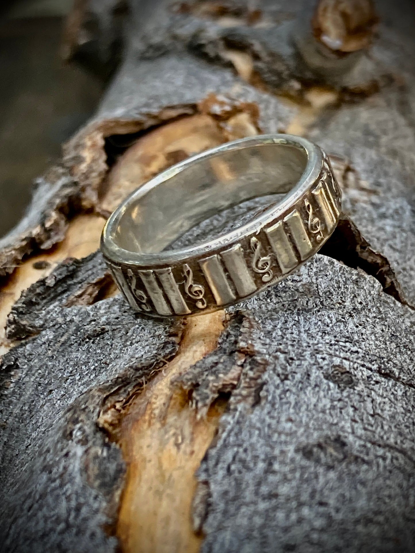 Music Ring Sterling Silver Music Lover Ring