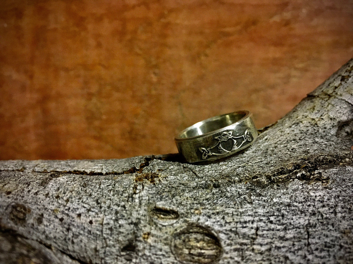 Sterling Silver Irish Claddagh Ring – Handmade Celtic Love, Loyalty & Friendship Band | Backwoods Casting