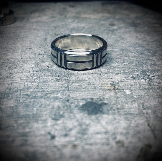 Minimalist Sterling Silver Wedding Band