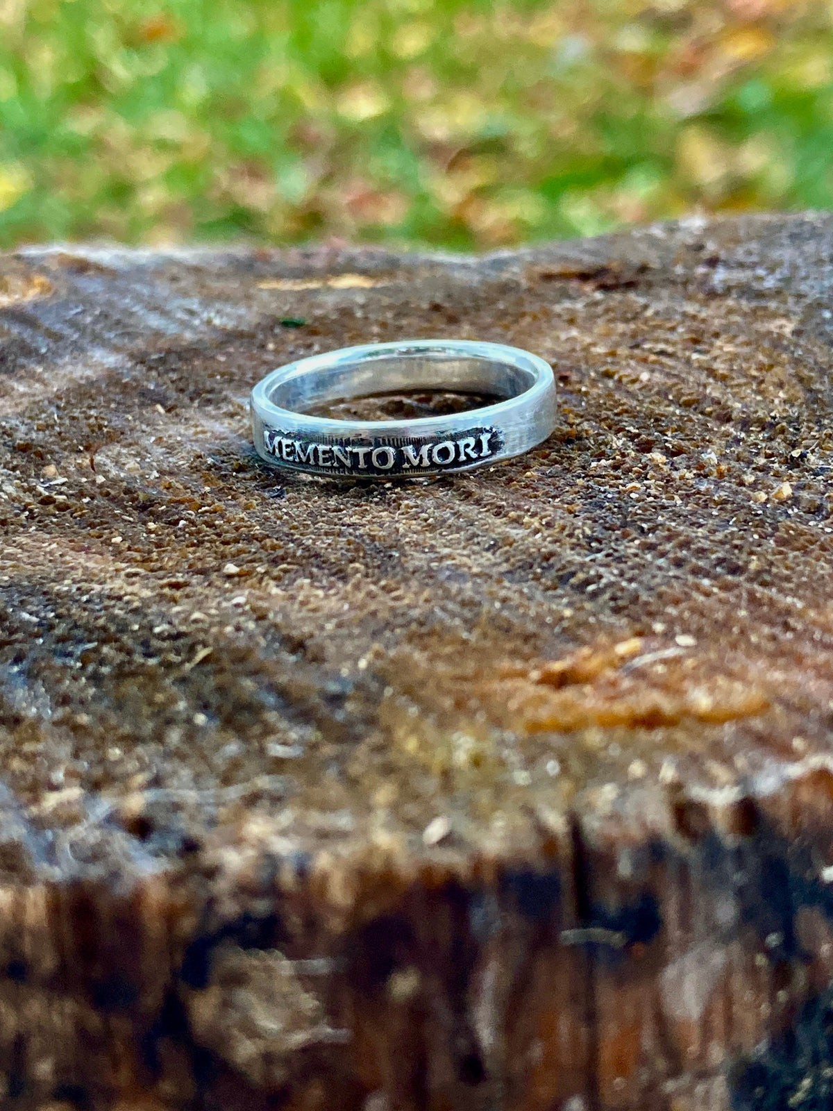 Memento Mori Sterling Silver Ring