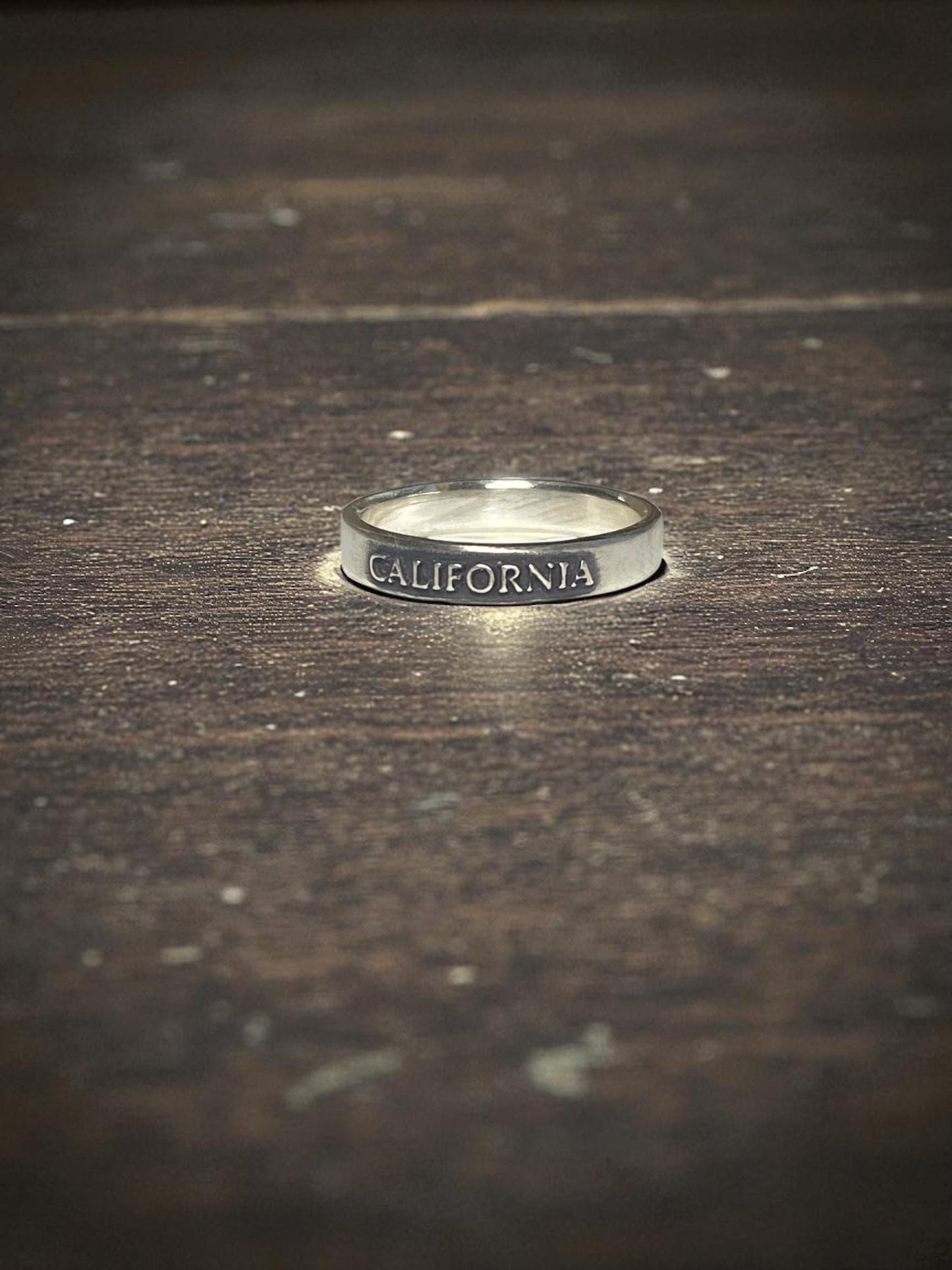 Womens California Ring – Solid Sterling Silver, Handmade in Montana California Jewelry