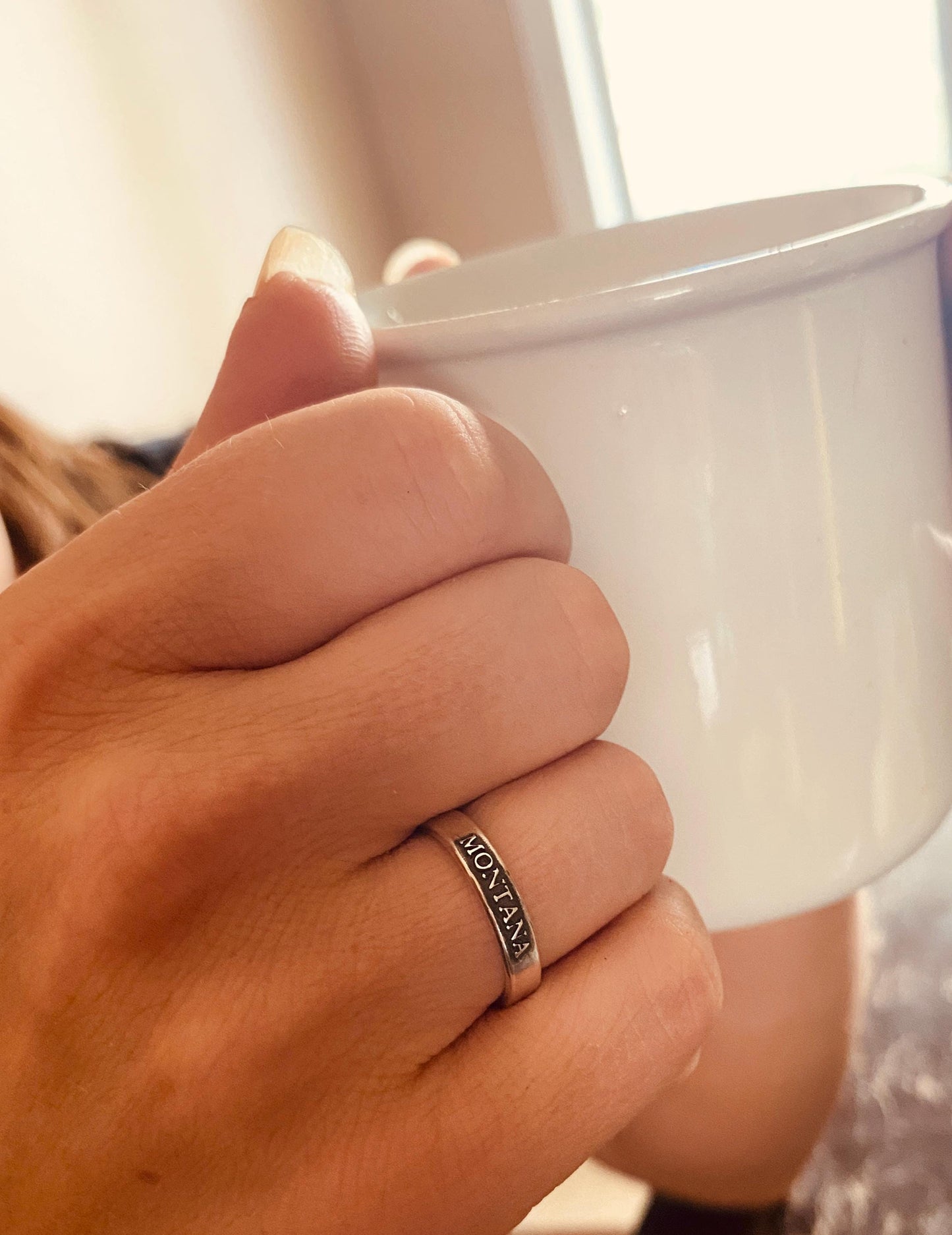 Womens Montana Ring – Solid Sterling Silver, Handmade in Montana - Montana Jewelry