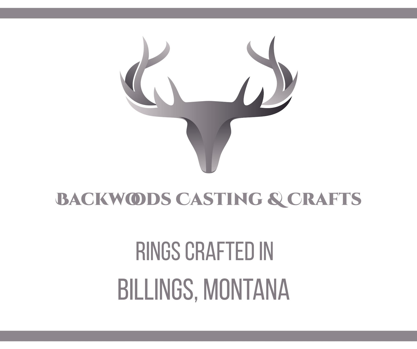 Backwoods Casting and Crafts handmade rings in Billings Montana