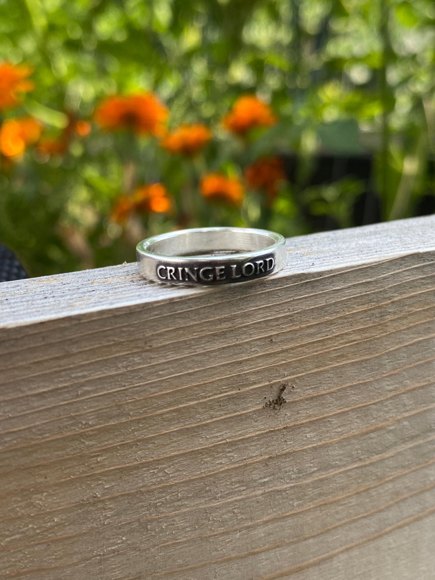 CRINGE LORD Sterling Silver Ring