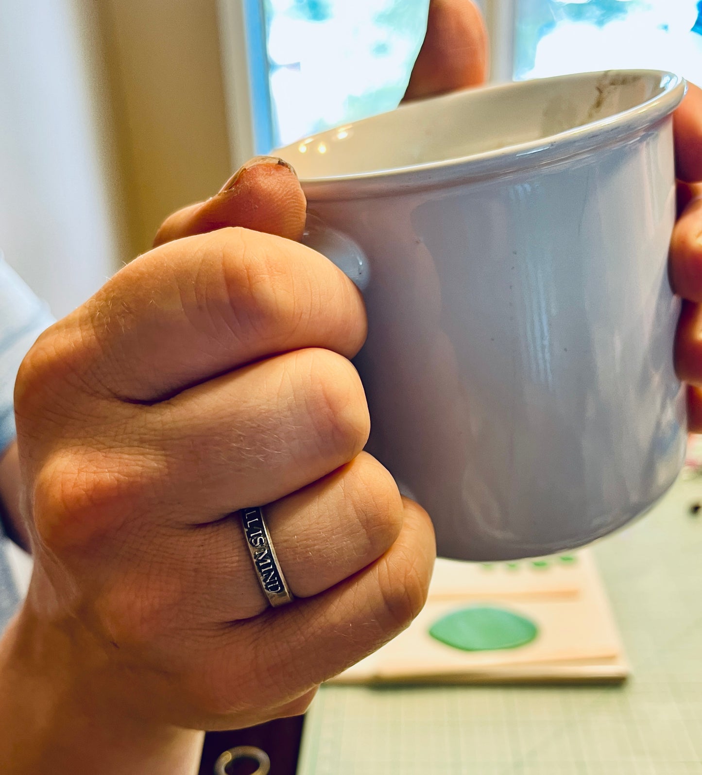 All Is Mind Sterling Silver Ring – Hermetic Philosophy Band