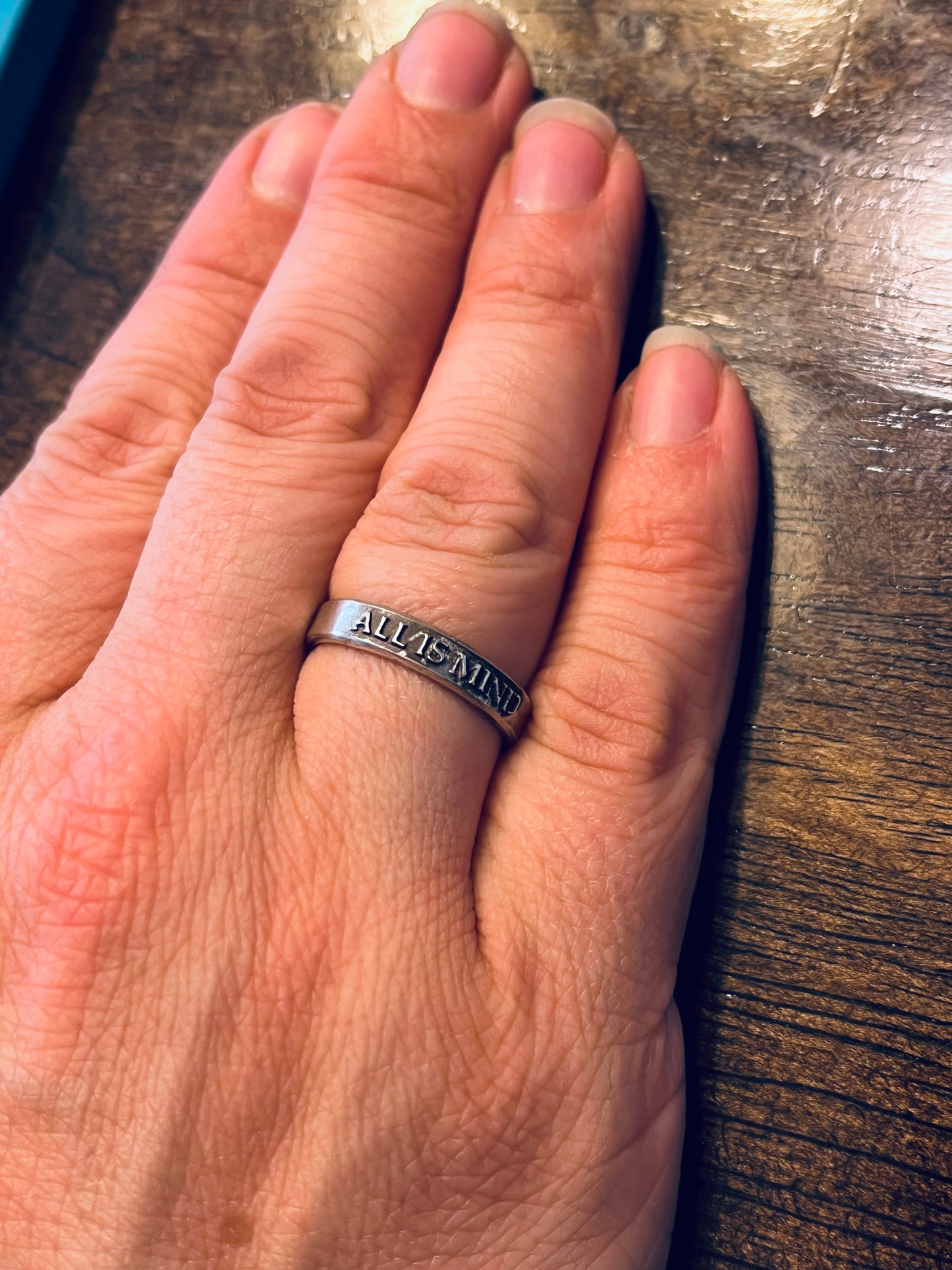 All Is Mind Sterling Silver Ring – Hermetic Philosophy Band