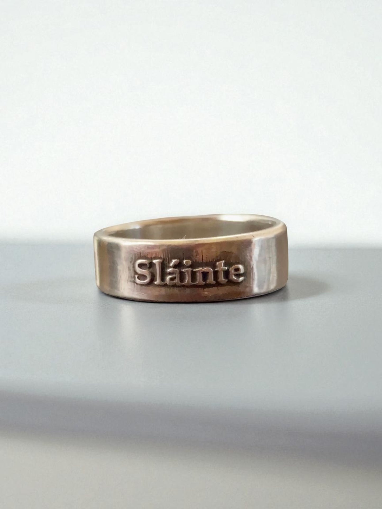 Slainte "Cheers" Irish Sterling Silver Ring