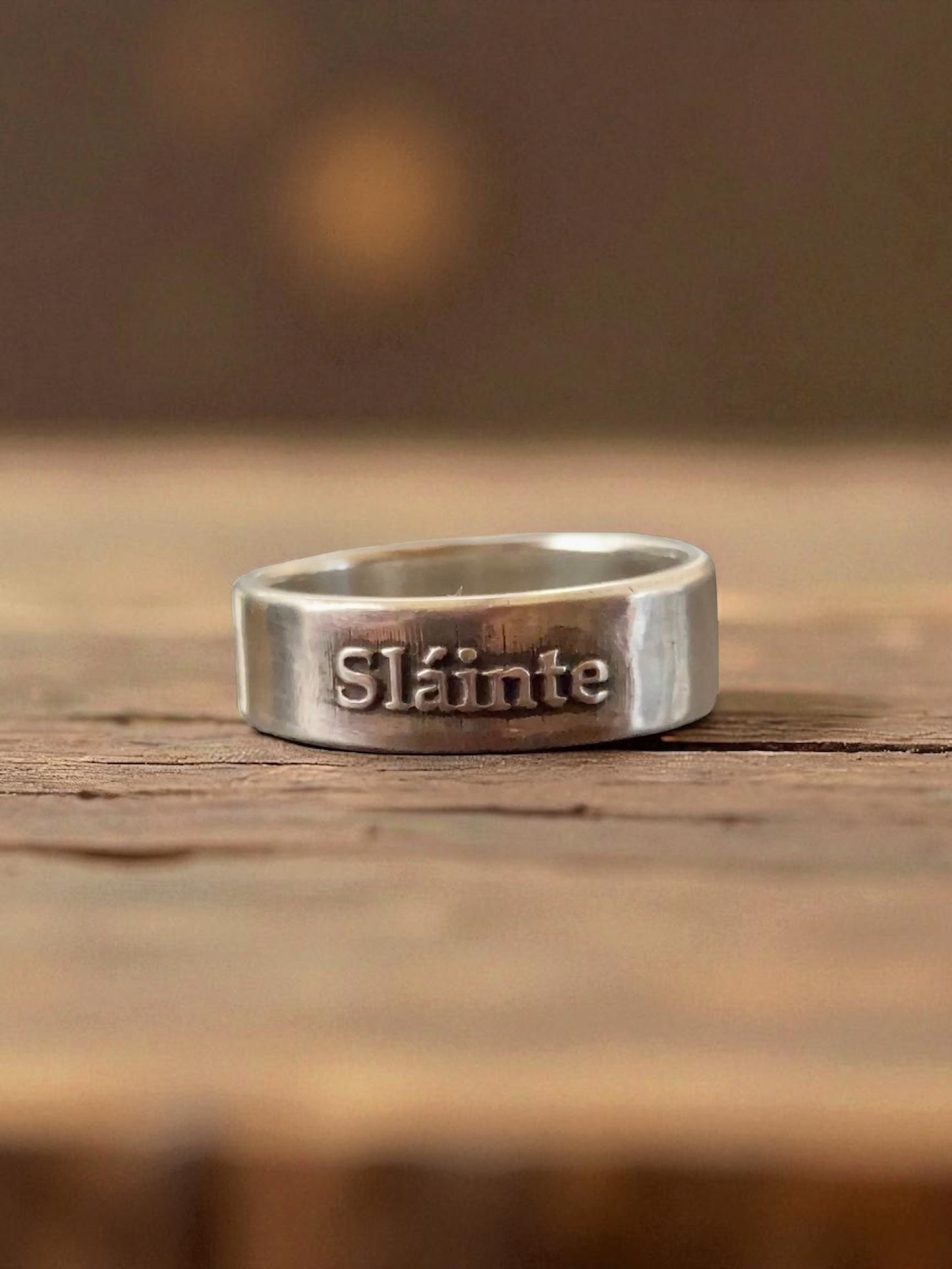 Slainte "Cheers" Irish Sterling Silver Ring