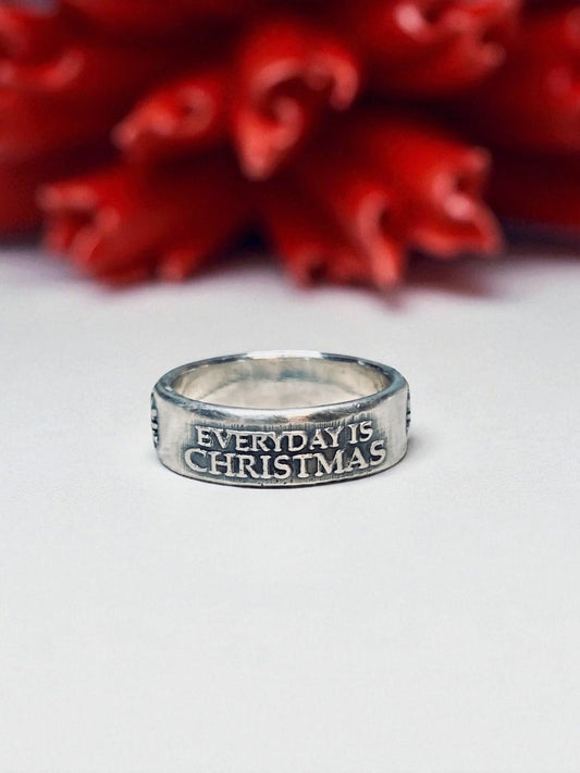 Everyday is Christmas With You - Sterling Silver Ring
