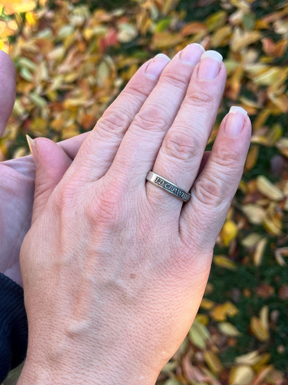 I'd Crawl Through Fire for You sterling silver ring — photo 2
