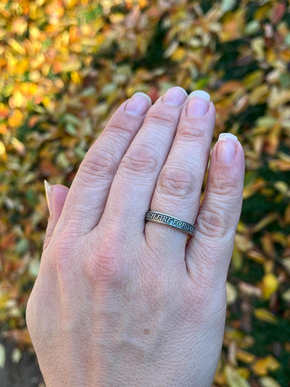 I'd Crawl Through Fire for You sterling silver ring — photo 6