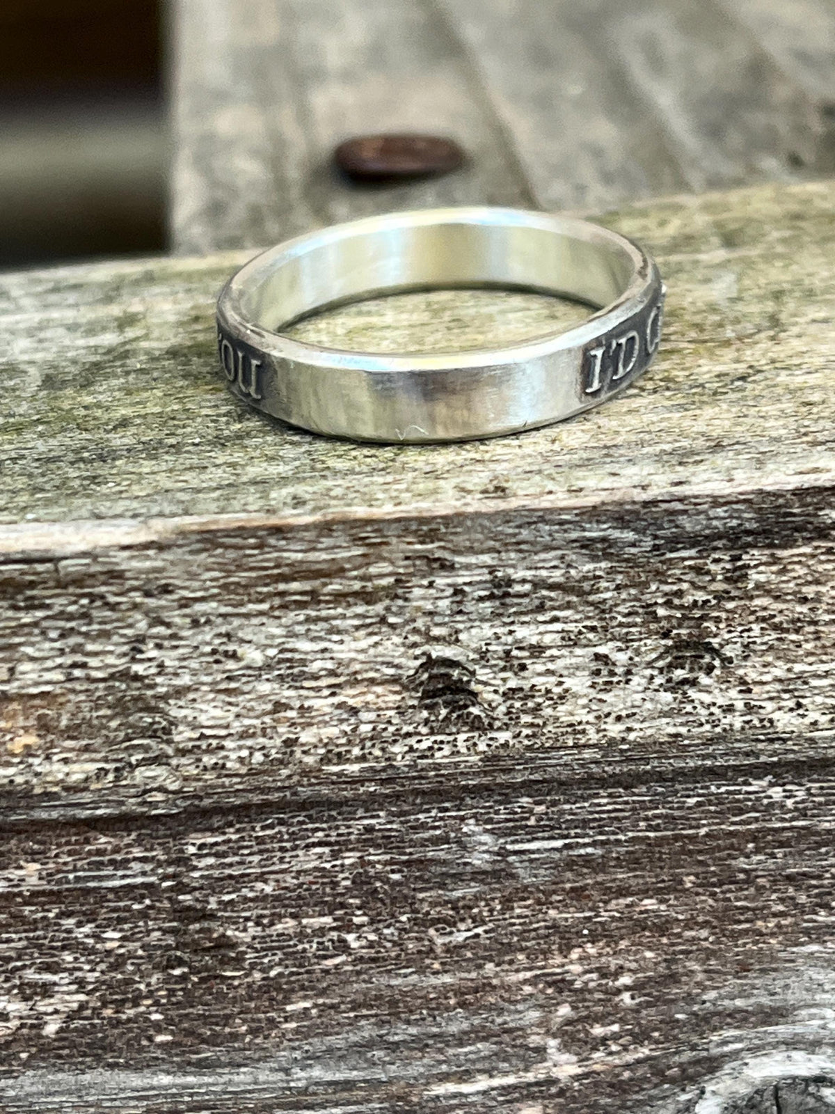 I'd Crawl Through Fire for You sterling silver ring — photo 12