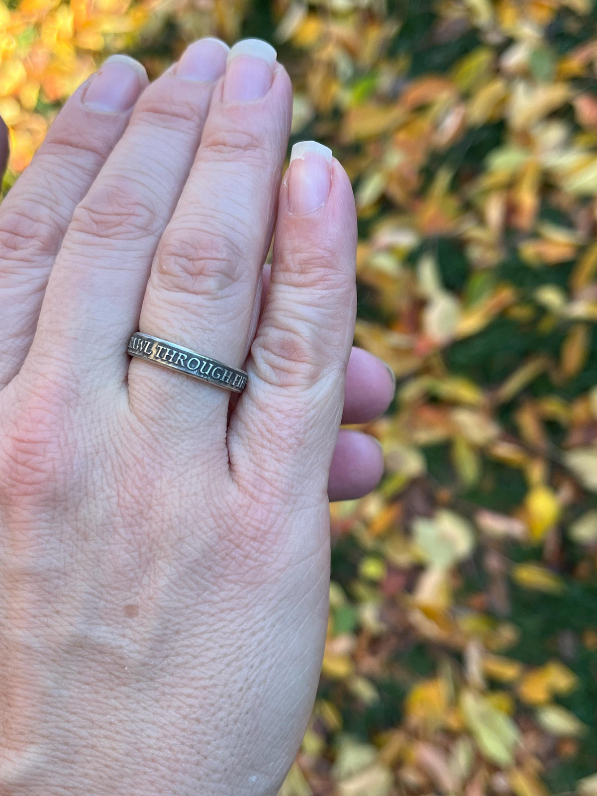 I'd Crawl Through Fire for You sterling silver ring — photo 14