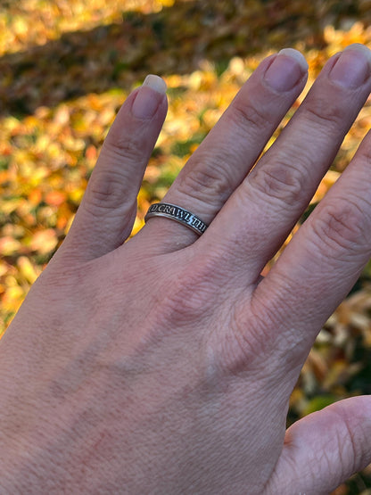 I'd Crawl Through Fire for You sterling silver ring — photo 15