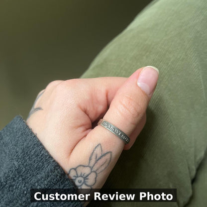 As Above So Below Sterling Silver Ring – Women’s Spiritual Jewelry, Alchemy Ring