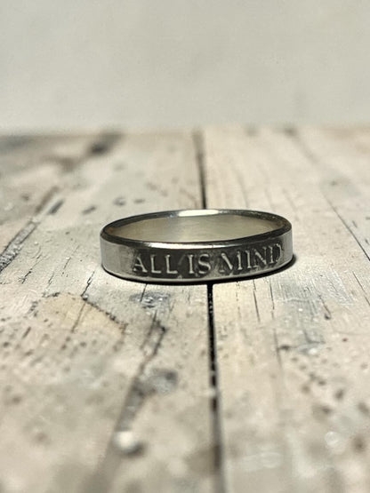 All Is Mind Sterling Silver Ring – Hermetic Philosophy Band