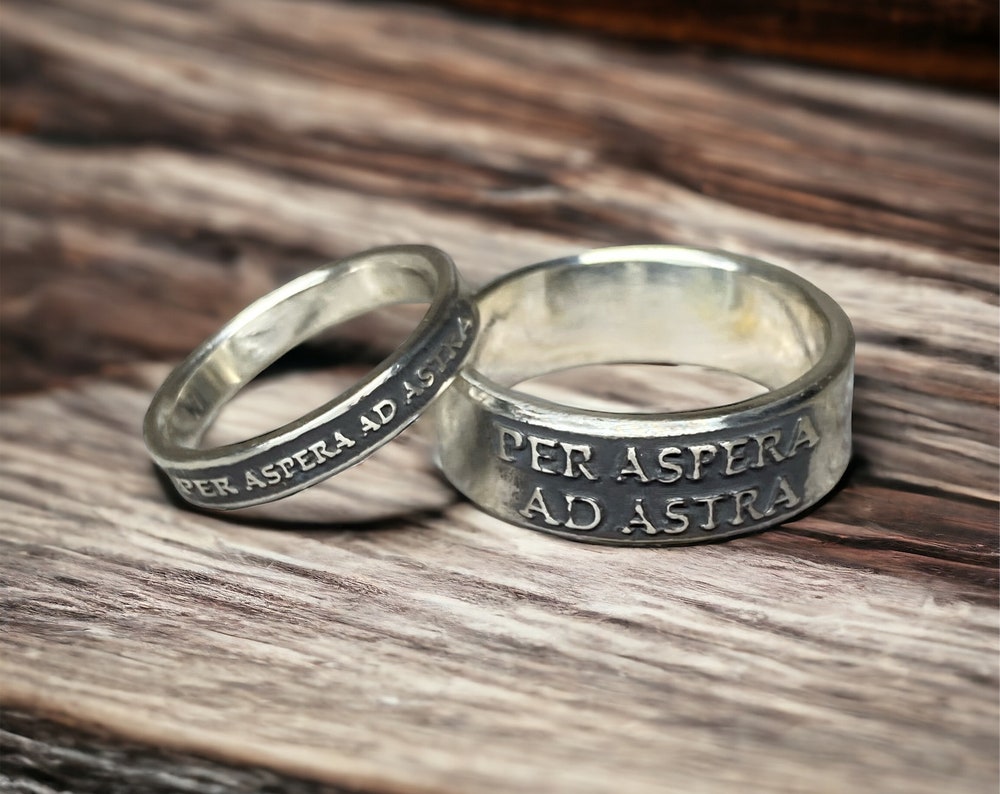 His and Hers Per Aspera Ad Astra Set