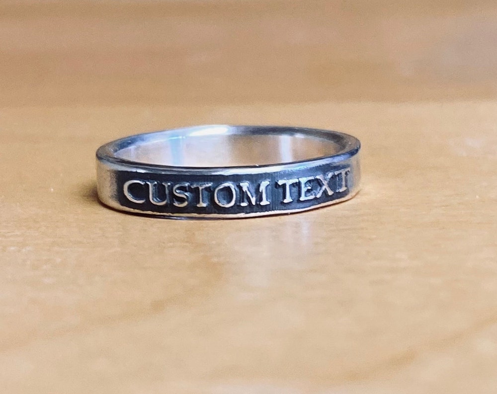 Womens Custom Ring Personalized Jewelry