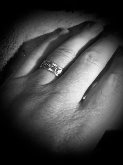 Sterling Silver Irish Ring with Two Shamrocks – Handmade Celtic Pride Band for Men & Women | Backwoods Casting