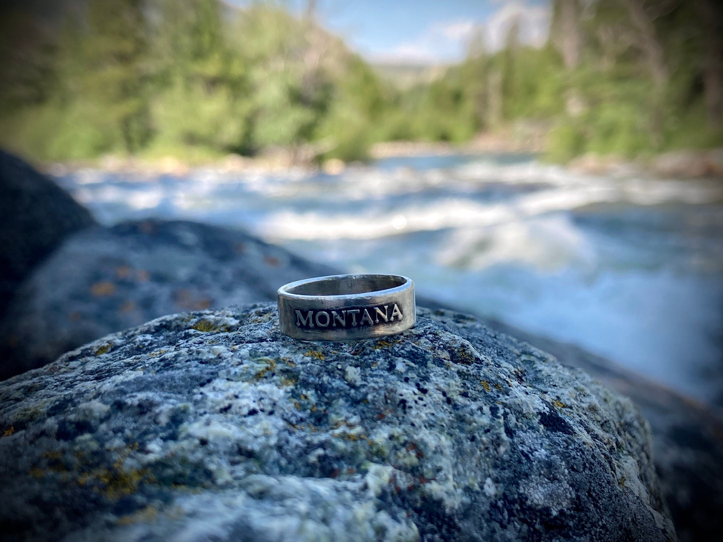 Montana Wedding Ring for Men and Women - Made in Montana - Mens Rings - Womens Rings