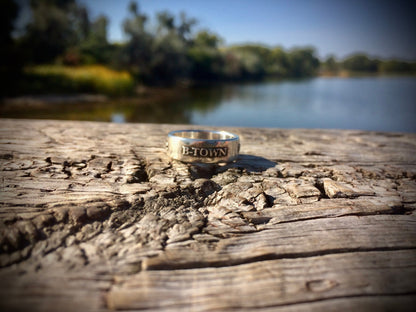 Sterling Silver B-Town Ring – Handmade Billings Montana Jewelry for Men & Women | Backwoods Casting