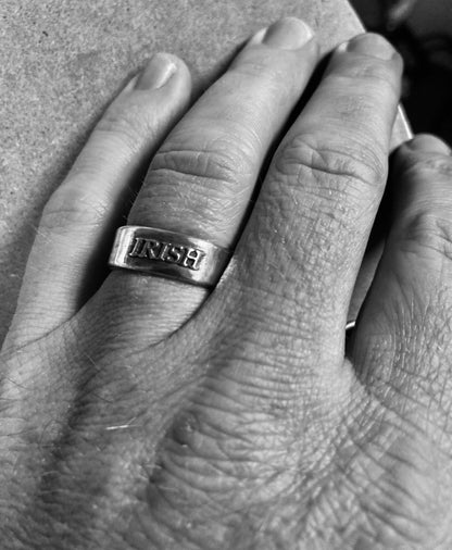Sterling Silver Irish Ring – Handmade Celtic Pride Band for Men & Women | Backwoods Casting