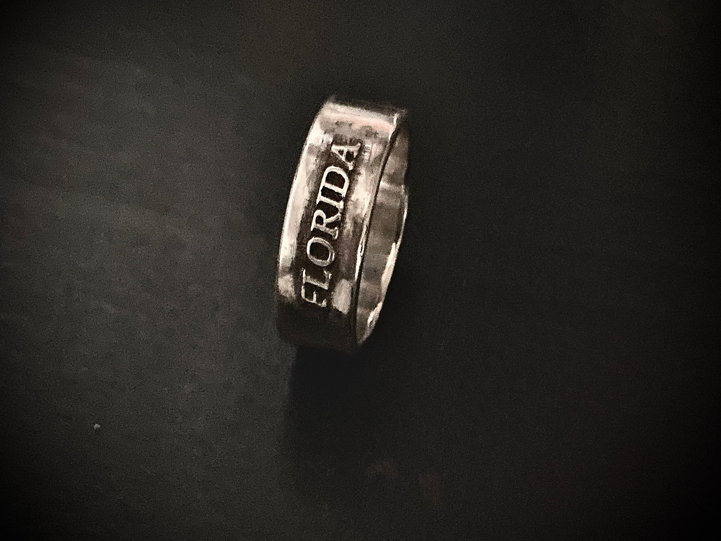 Florida Sterling Silver Ring - Handcrafted Beauty Inspired by the Sunshine State