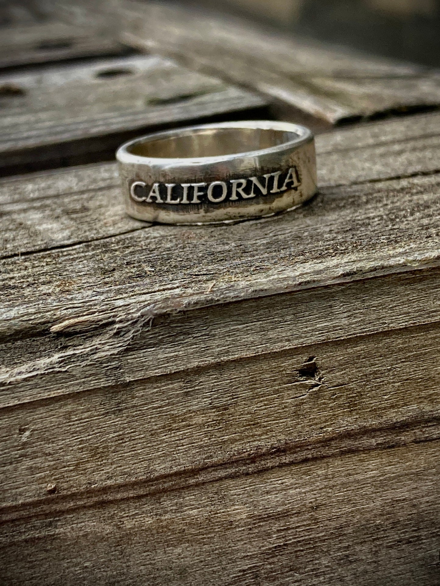 Handcrafted California Sterling Silver Ring - Timeless Elegance