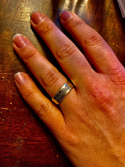 Florida Sterling Silver Ring