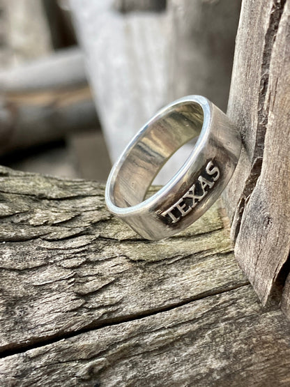 Texas Sterling Silver Ring