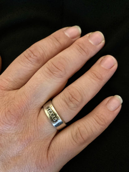 Texas Sterling Silver Ring
