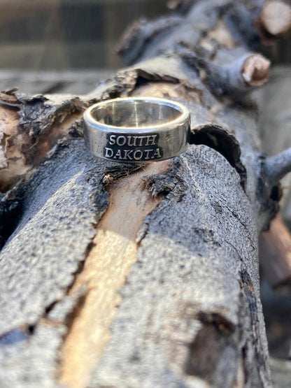 South Dakota Ring Sterling Silver / South Dakota Jewelry