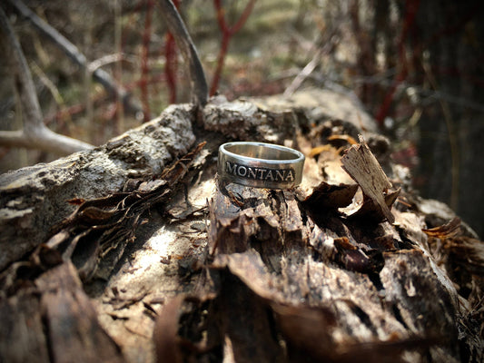 Montana Ring Sterling Silver Ring - Mens Montana Ring - Women's Montana Ring - Best Montana Ring - Made in Montana - Unique Montana Gift