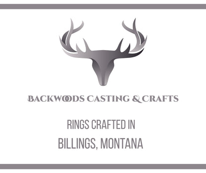 Sterling Silver Irish Ring with Two Shamrocks – Handmade Celtic Pride Band for Men & Women | Backwoods Casting