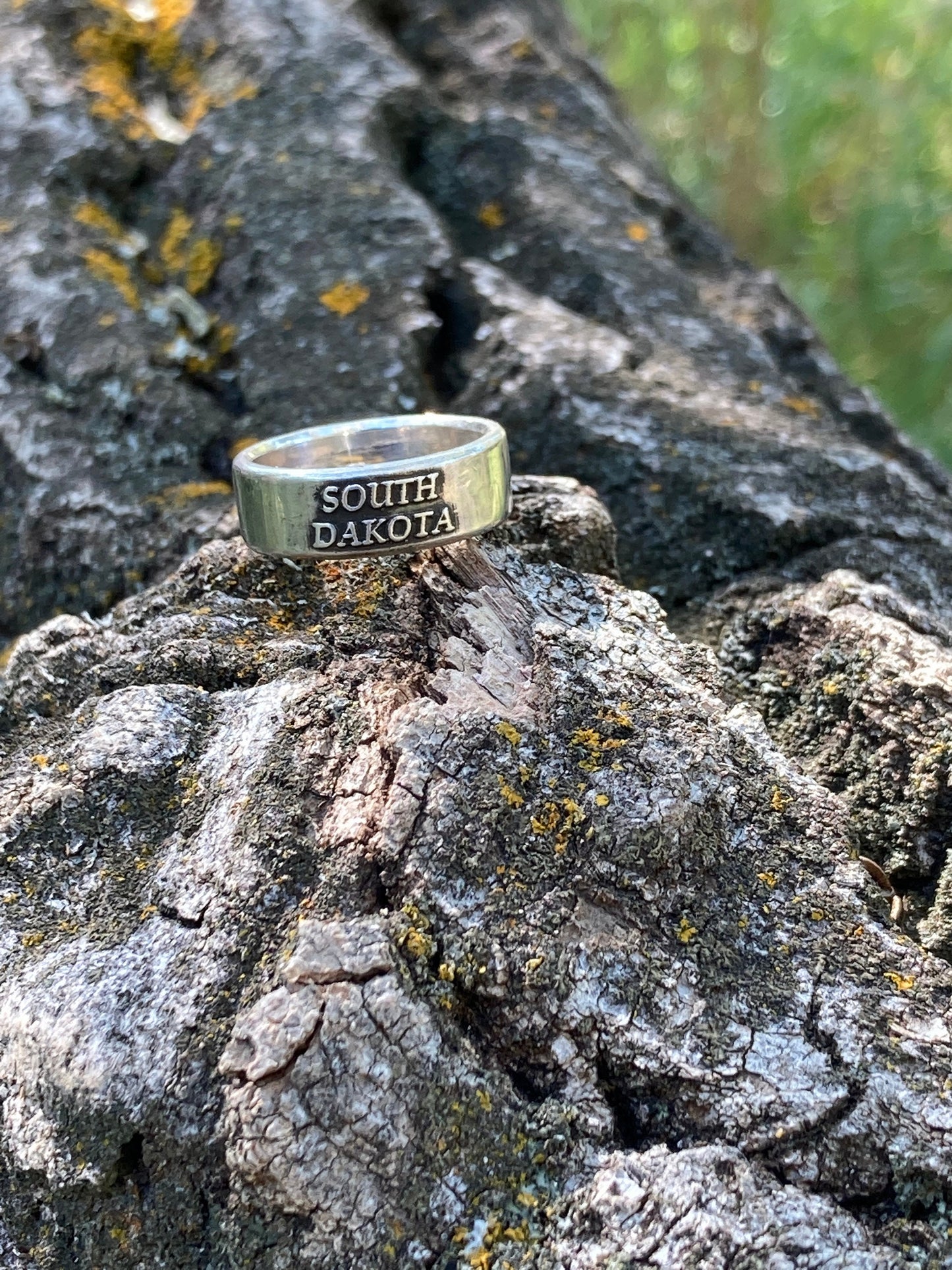 South Dakota Ring Sterling Silver / South Dakota Jewelry/Men’s Ring and Women's State Ring/ South Dakota Gift Ring Engagement / South Dakota