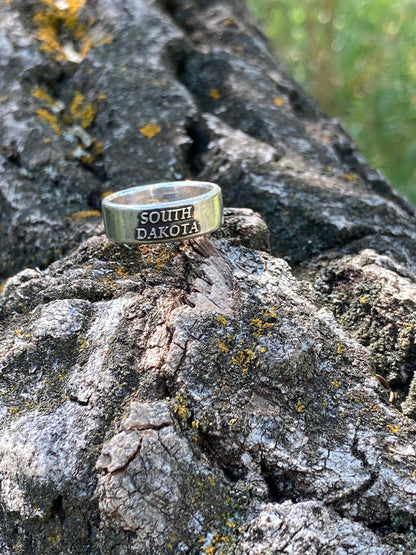 South Dakota Ring Sterling Silver / South Dakota Jewelry