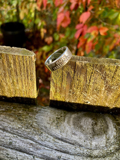 Happy Halloween Ring - Sterling Silver