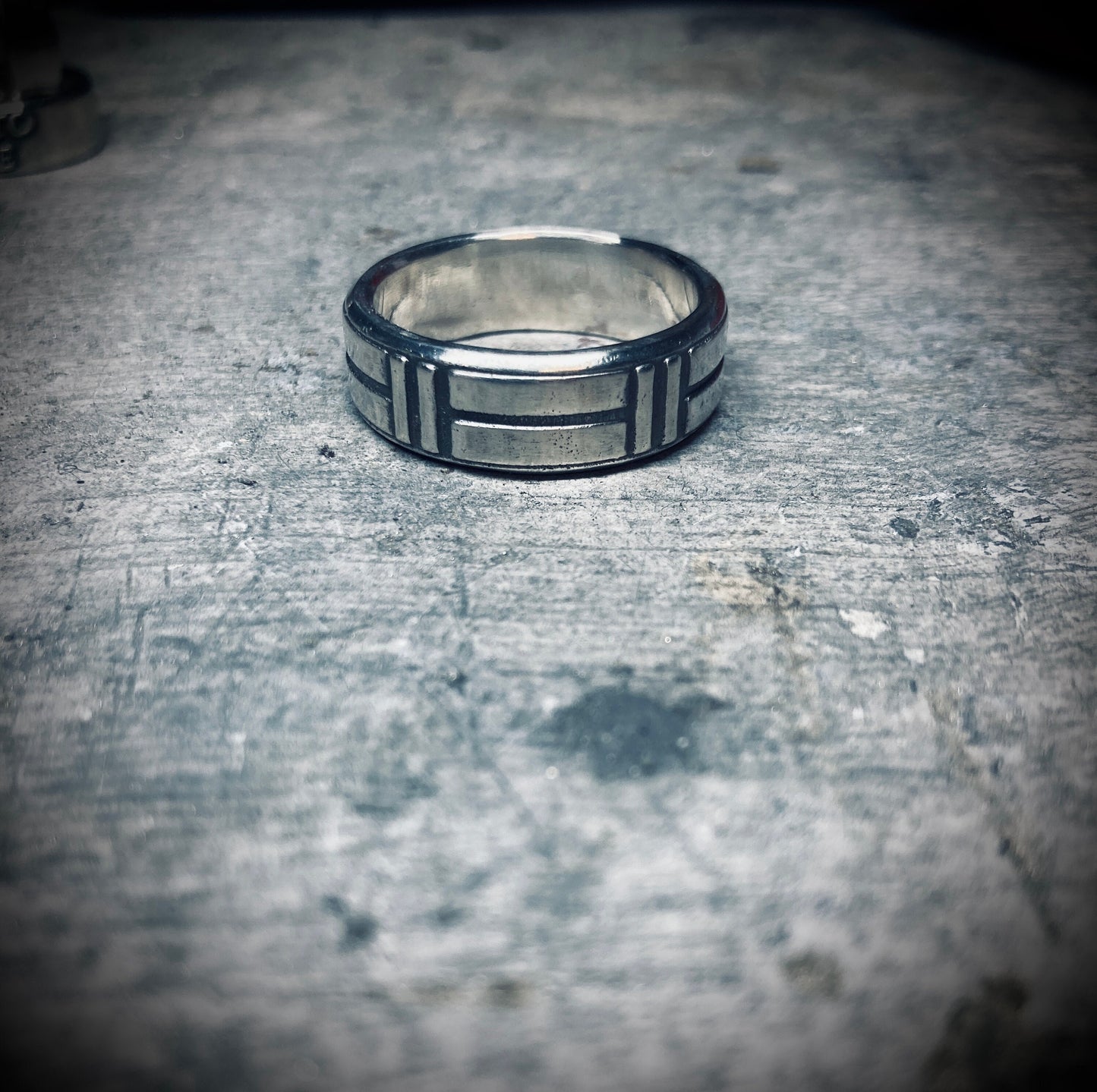 Mens Sterling Silver Ring / Minimalist Wedding Band / Mens Womens Rings Jewelry /  Engagement Promise Ring  / Unisex Jewelry