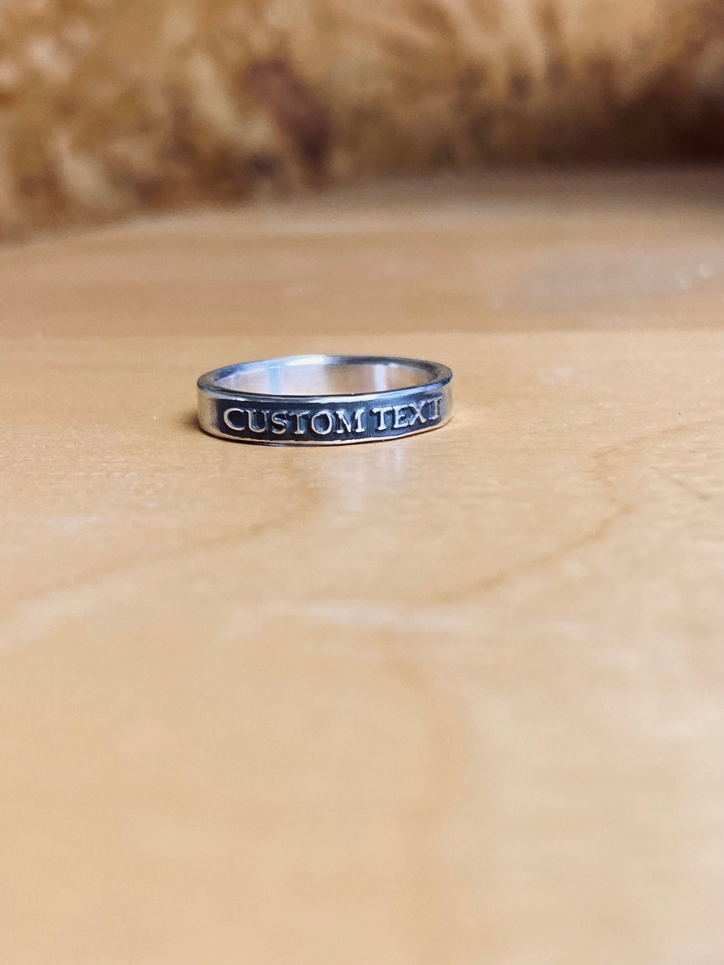 Womens Custom Ring Personalized Ring Jewelry Womens Rings Mens Rings Thinner Ring Rustic Handmade Rings Personalized Wedding Ring Thin Ring